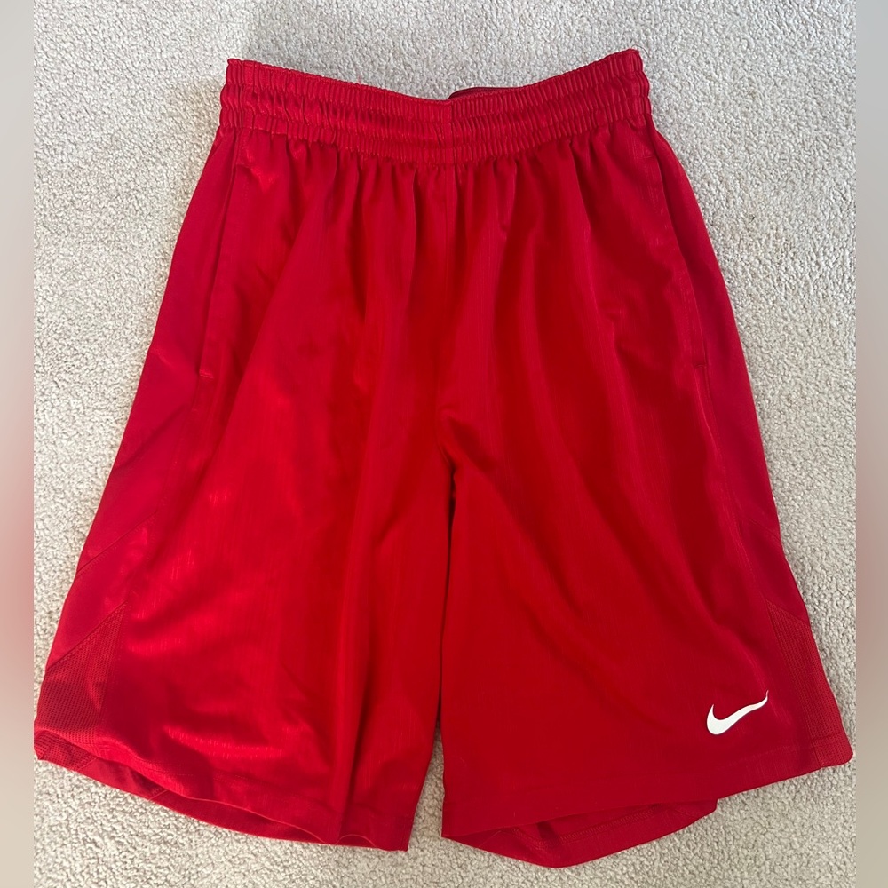 Men’s Nike large red basketball shorts